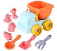 Silicone Beach Toy Collection Assorted for Sand Play Beach Fun Toy Silicone Sand Set Molds for Kids Bulk