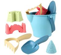 Silicone Beach Toy Collection Assorted for Sand Play Beach Fun Toy Silicone Sand Set Molds for Kids Bulk