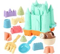 Silicone Beach Toy Collection Assorted for Sand Play Beach Fun Toy Silicone Sand Set Molds for Kids Bulk