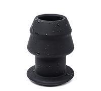 Silicone Bead Anal Plug Masturbator Peeping Hollow Anal Plug with Leak Proof Lid Butt Plug for Adult Sex Toys