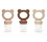 Silicone Bear Fruit Feeder | Foodie Feeder for Baby Food by Aloonii (Mocha)