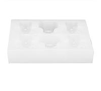 Silicone Bear Mold Cake Chocolate DIY Baking Tool Food Grade Safe Non Sticky Reusable for Home Kitchen Baking Craft Making 6PCS Bear Shape Molds