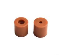 Silicone Bed Mounts for 3D Printers - 16-Piece Set (12×18mm + 4×16mm) High- Resistant Replacement for 3, 3 S1, for CR-10 - Reddish Brown
