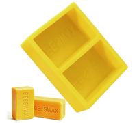 Silicone Beeswax Mold with Makes 2 x 1 lb Blocks, Reusable Silicone Molds with The Word Beeswax Embossed, Reusable Beeswax Bar Mold for DIY Soap, Candle, Wax Block Crafting, Reusable, Easy Release