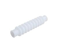 Silicone Bellows Rubber Hose Telescopic Bend PVC Drainpipe Downpipe Washing Machine Sink Accessories PVC Pipe with Clamp(Dia 40mm)