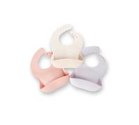 Silicone Bibs 3 Pack Girls - Nuby UK