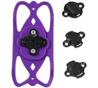Silicone Bicycle Mobile Phone Holder for Garmin, for Wahoo, for Bryton, 4-7 Inch Smartphone Holder with PC Buckle, Lightweight 40 g, Horizontal/Vertical