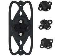 Silicone Bicycle Mobile Phone Holder for Garmin for Wahoo for Bryton, 4-7 Inch Smartphone Holder with PC Buckle, Lightweight 40 g, Horizontal/Vertical
