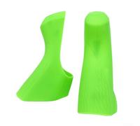 Silicone Bike Brake Lever Hoods, Weather Resistant Replacement Grips, Non-Slip Soft Touch Shift Covers, for 4700 105-5800 UT-6800, 1 Pair(Green)