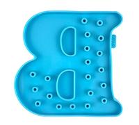 Silicone Biscuit Mold for Happy Easter Letter Threading Pattern Christmas Craft Mold Baking Cake Stamps Tools Easter Molds Silicone