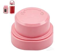 Silicone Blade Cover and Vessel Cap for Ninja Blast Portable Blender BC100 & BC151 Series-Leakproof, Dishwasher Safe, Food Grade Blender Parts Replacement Accessories (Pink)