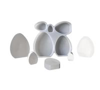 Silicone Blanks Eggs Molds Ornament Easters Epoxy Resin Plasters Castings Easters