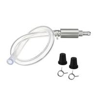 Silicone Bleeder Tube - Clear Brake Hose | Clutch Bleeding Hoses | Single Way Valve Bleedings Kit | Vacuum Automotive Fluid Tubing | Clutch Hydraulic Tool For Car Motorcycle Motorbike Maintenance
