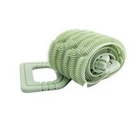Silicone Body Brush Bath Cleaning Brush with Double Handle | Bath exfoliating brush for women men adults swimmers for everyday use at home in the apartment when travelling in the hotel