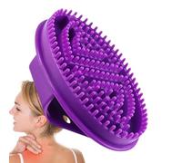 Silicone Body Brush, Handheld Meridian Pressure Brush, Meridian Beauty Massage Brushs, Round Handle Massage Brushs Anti-Cellulite Slimming Relaxing Massager for Women Men Arms Legs Thighs Butt