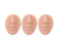 Silicone Body Parts, 3pcs Silicone Nose Model with Mouth Fake Nose Piercing Practice Kit Soft Elastic Reusable Piercing Nose Model Flexible Model for Jewelry Display (2)