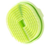 Silicone Body Scrub, Non-Slip Massage Silicone Loofah Leaf Shape Silicone Shower Scrubber Deep Cleansing Shower Brush Multifunctional Ergonomic Shower Brush for Home Bathroom at Home