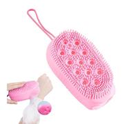 Silicone Body Scrub, Silicone Scrub, Shower Cleaning Brush, Body Silicone Scrubbers, Exfoliating Skin Cleaning Brush, Double Sided Soft Bath Wash for Women and Men