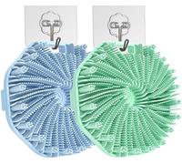 Silicone Body Scrubber 2 Counts, Exfoliating Body Wash Scrubbers Exfoliator