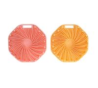 Silicone Body Scrubber 2 Pack | Secure Grip & Exfoliating Brush | Shower Scrubber for Dead Skin Removal/Home/Travel Use | Resilient & Sanitary Design
