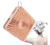 Silicone Body Scrubber - Double-Sided Body Wash Scrubber - 2-in-1 Scalp Massager Shampoo Brush, Soft Bristles, Massaging Tool For Kids Women Men