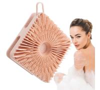 Silicone Body Scrubber - Double-Sided Silicone Head Wash Scrubber | 2-in-1 Scalp Massager, Exfoliator Loofah with Soft Bristles, Showering Accessories for All Kinds of Skin