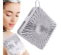 Silicone Body Scrubber, Hair Scalp Massager, Double Sided Silicone Head Wash Scrubber, 2 in 1 Scalp Massager, Loofah with Soft Bristles, Accessories