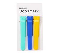 Silicone Book Marker - Smart Bookmarks, Cute Bookmarks | Auto Bookmark, 3X Smart Bookmark Clip, Magnetic Bookmark, Stay-Auto Bookmark
