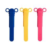 Silicone Bookmark Clip - Automatic Book Page Marker Clip, 3Pcs Automatically Stay in Place Bookmark, No Hassle to Turn The Page