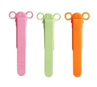 Silicone Bookmark Clip - Automatic Book Page Marker Clip, 3Pcs Automatically Stay in Place Bookmark, No Hassle to Turn The Page