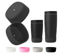 Silicone Boot 2Pcs, Compatible with Owala SmoothSip Slider Ceramic-Lined Insulated Stainless Steel Coffee Tumbler 12oz and 20oz Anti Scratch Anti-Slip Protective Sleeve Bottom Bumper Protector