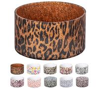 Silicone Boot for Stanley Quencher Tumbler 20/30/40 oz &IceFlow 20/30oz,Owala 24/40 oz Cup Cheetah Boot Sleeve 40oz Bottom Protector for Bottom Size 2.8-2.95" Cups & Bottles BPA-Free(Gold Leopard)