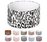 Silicone Boot for Stanley Quencher Tumbler 20/30/40 oz &IceFlow 20/30oz,Owala 24/40 oz Cup Cheetah Boot Sleeve 40oz Bottom Protector for Bottom Size 2.8-2.95" Cups & Bottles BPA-Free(White Leopard)