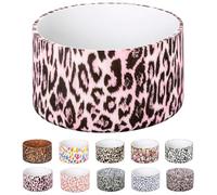 Silicone Boot for Stanley Quencher Tumbler 20/30/40 oz & Stanley IceFlow 20/30oz,Owala 24/40 oz, Cup Boot Sleeve 40oz Bottom Protector for Bottom Size 2.8-2.95" Cups & Bottles BPA-Free(Pink Leopard)