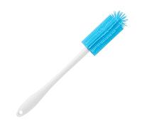 Silicone Bottle Brush, 12.2in Bottle Cleaner Brush with Long Handle Water Bottle Washer Brush Cup Cleaning Tool for Stanley Narrow Neck Glassware Tumblers Sports Bottle