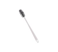 Silicone Bottle Brush, 27cm Long Handle, Soft Bristles for Baby Bottles, Glass Cups, Thermoses (1, White)