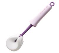 Silicone Bottle Brush, Bottle Brush, Water Cleaner - 2-in-1 Long Handle Cup Brushes for No-Dead-Spot Cleaning of Tumblers, Vacuum Bottles, Purple