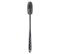 Silicone Bottle Brush,Silicone Bottle Cleaning Brush with Long Handle,Suitable for Bottles, Water Bottles,Vases,Glassware(Gray)