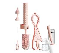 Silicone Bottle Brush - Waterproof Charging Cleaning Tool Travel | Suitable for Nipple Straw Bottle Cleaner for Moms to Use Flexible Design of the