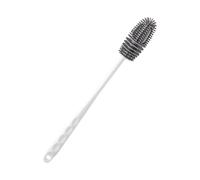 SILICONE BOTTLE CLEANING BRUSH - Pot cleaner, brush with scratch resistant bristles for thorough cleaning | Long handle for hard to reach places, perfect for water bottles, wine glass jars and