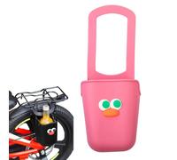 Silicone Bottle Holder for Bicycle, Stroller Cup Holder, Silicone Cart Water Bottle Holder, for Key Phone Travel Picnic Snack Beach Hiking Walker Wheelchair Outdoor(Pink)