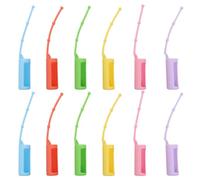 Silicone Bottle Holder with Hanging Rope 12pcs for 10ml Essential Oil