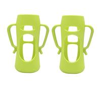 Silicone Bottle Sleeve 2 Pack Wide Neck Drop Resistant Cover