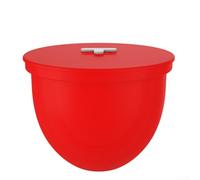 Silicone Bowl Liner for KitchenAid Blender (KSM150 & 5-Qt Tilting Bowl) - Microwave and Fridge Safe, Dishwasher Safe, Set of 3 in Red/Black/White (Red)