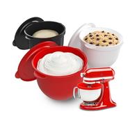 Silicone Bowl Liners for KitchenAid 4.5-5 Quart Tilt-Head Stand Mixers Artisan & Classic Series by MMOBIEL - Extra-Thick Silicone Bowl Insert 3x - High-density, Heat & Cold Resistant, Dishwasher Safe