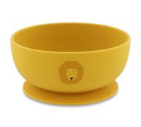 Mr. Lion Silicone Bowl with Suction Cup Yellow one size
