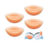 Silicone Bra Pads Inserts Breast Push Up Enhancers Pad for Bras,Chicken Fillet Bra Inserts,Reusable Breasts Fillets Gel Booster Insert Pads for Women Girls Bikini,Swimsuit, Bras,2 Pair,Beige
