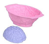 Silicone Brain Mold, Halloween Cake Moulds, Creative Halloween Brain Shape Moulds for Baking Puddings, Chocolate and Decorations