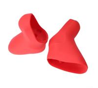 Silicone Brake Lever Hoods for SRAM 10 Speed, Non-Slip Gear Shift Cover, Soft Rubber Grip Replacement for Road Bike Cycling, Weather Resistant Protection(Red)