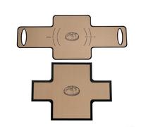 Silicone Bread Loaf Pan Liners 2 Pack NonStick Bread Sling Dough Transfer Tool Oven Safe Heat Resistant Reusable Bakeware (Black)